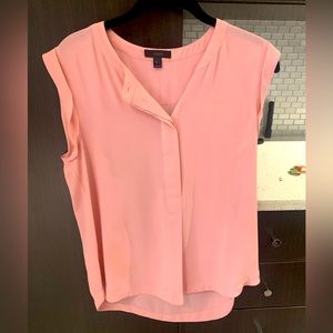 Light pink j crew blouse